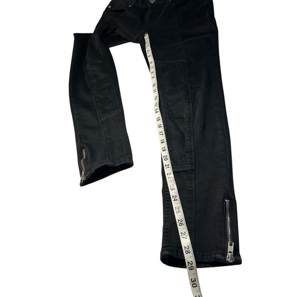 Sandro Paris Ankle Zip Mid Rise Slim Fit Jeans Sz 40 (28) - Picture 13 of 16